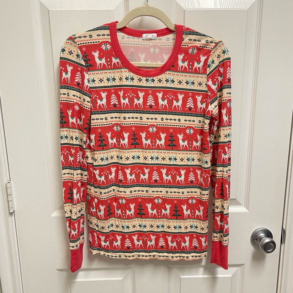 Angel Dear Christmas Pajama Top